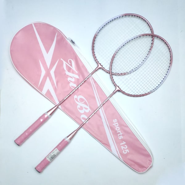 Badmintonketchere og bæretaske Badmintonketchersæt udendørs I