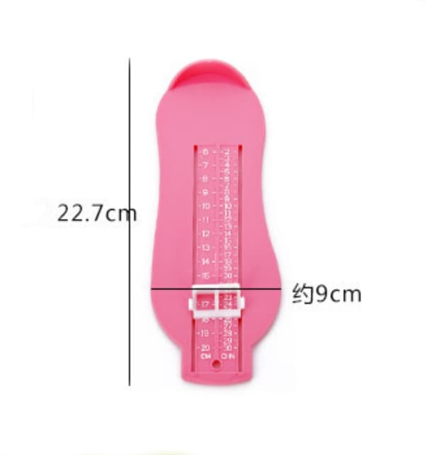 Fotmåler Fotlengdemåler (Rosa)
