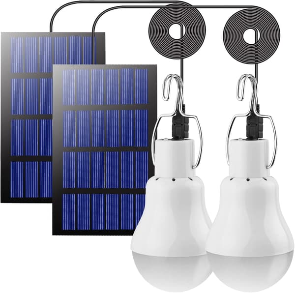 LED-aurinkoenergiapolttimo, aurinkolamput ulkokäyttöön, 2 kpl