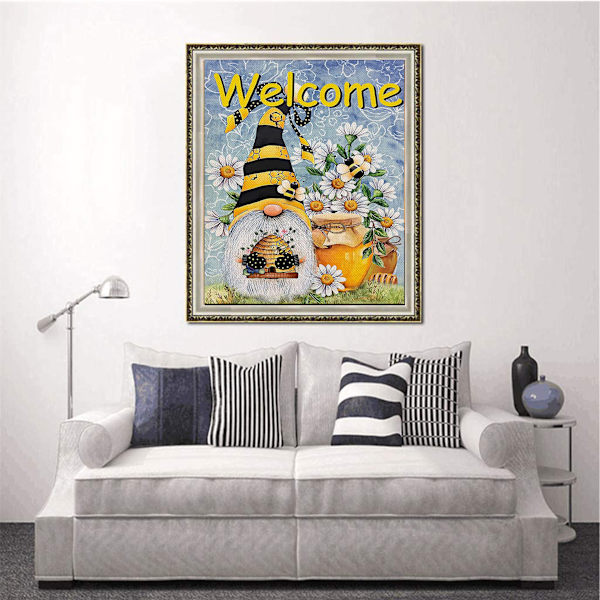 30x40cm 5D DIY Diamantmålning Set för Vuxna och Barn - Öken C