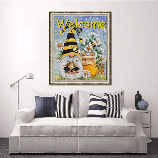 30x40cm voksne barn 5D DIY diamantkunstmalingssett - zombie c