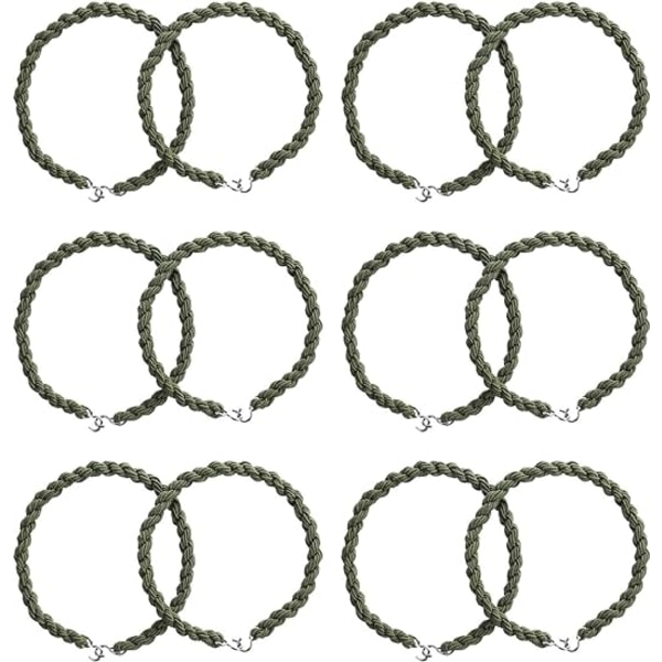 12 stycken elastiska stövlsband Militärbensband Blousing Suspen