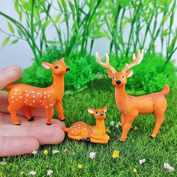 Miniatyr eventyrhage figur tilbehør, mikrolandskap, pla