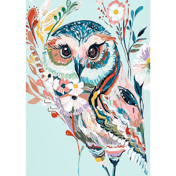 30x40cm, 5D Owl Diamond Painting 5d diamond painted rhinestone em