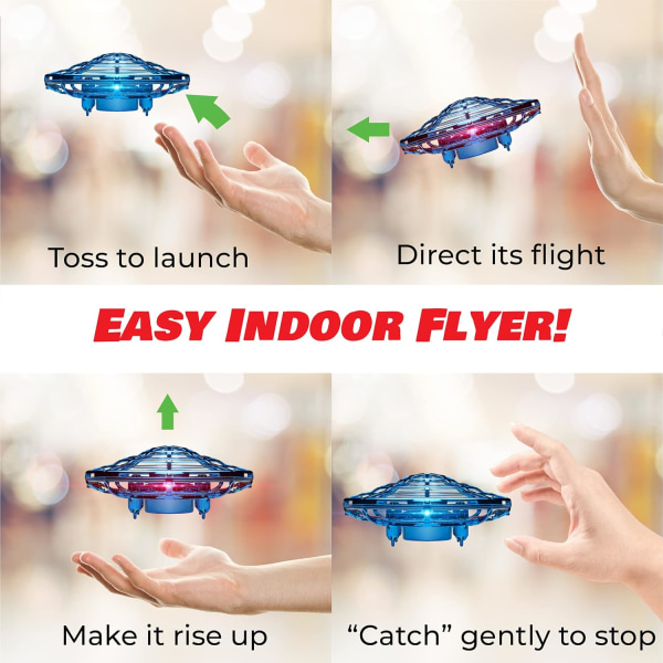 Handdriven Drone för Barn eller Vuxna - Handsfree Rörelsesensor