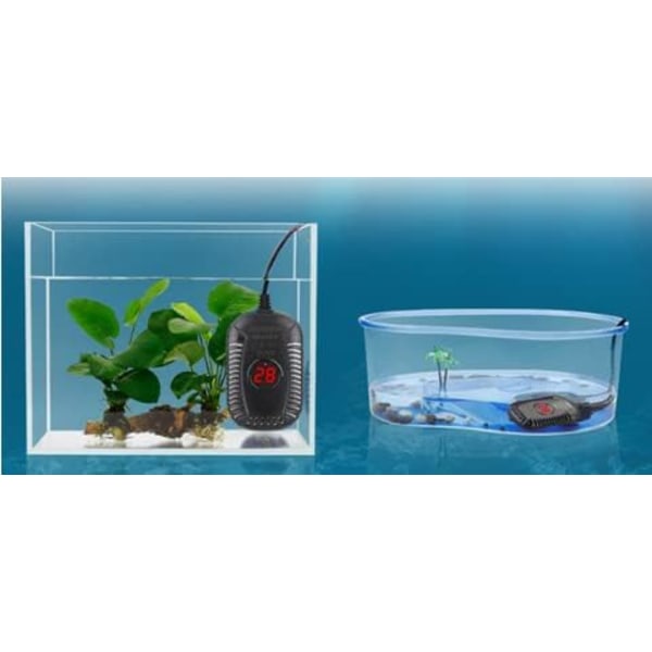 (50W) Akvarievärmare med temperaturdisplay, miljövänlig f