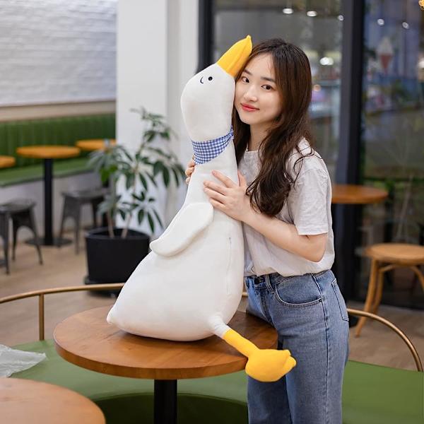 Plush-lelu Realistinen Ankka Nuken Keltainen Ankka Täytetty Eläin Teko