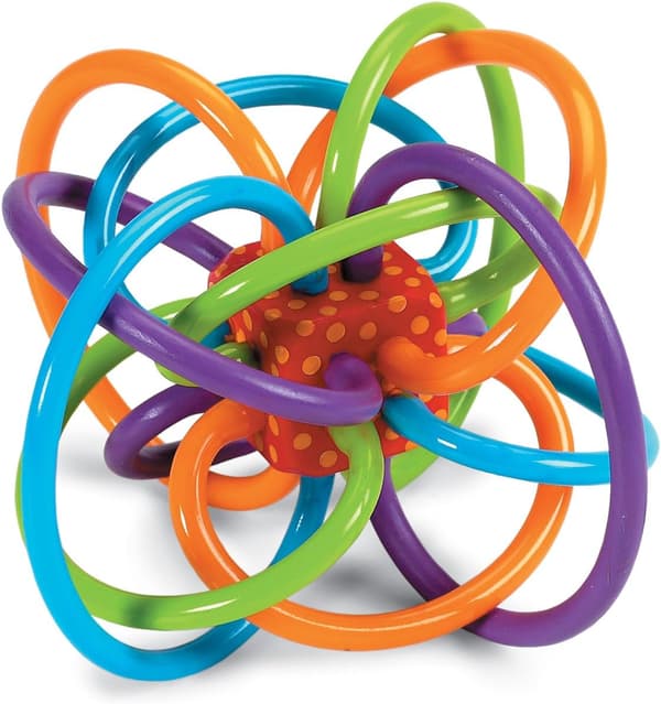 Manhattan Toys Winkle rangle og sensoriske tannleker, håndgrep B