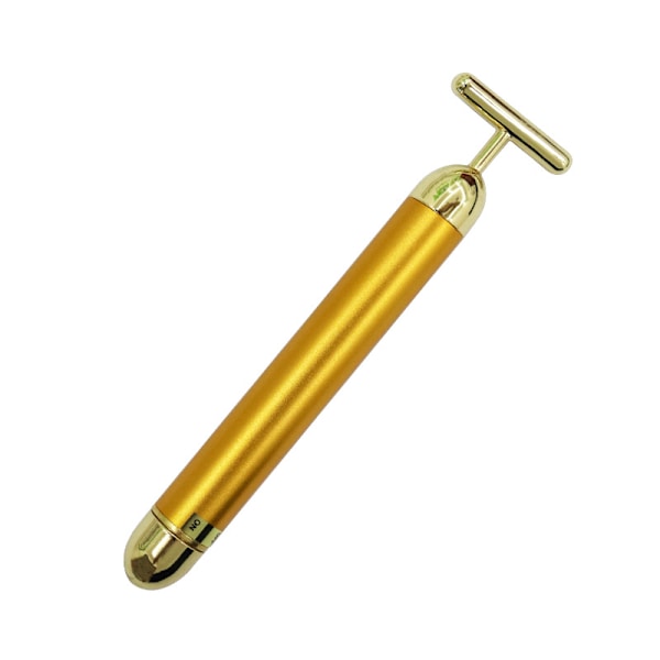 Beauty Stick Gold Ansiktsmassager, T-formad Elektrisk Ansiktsmassager