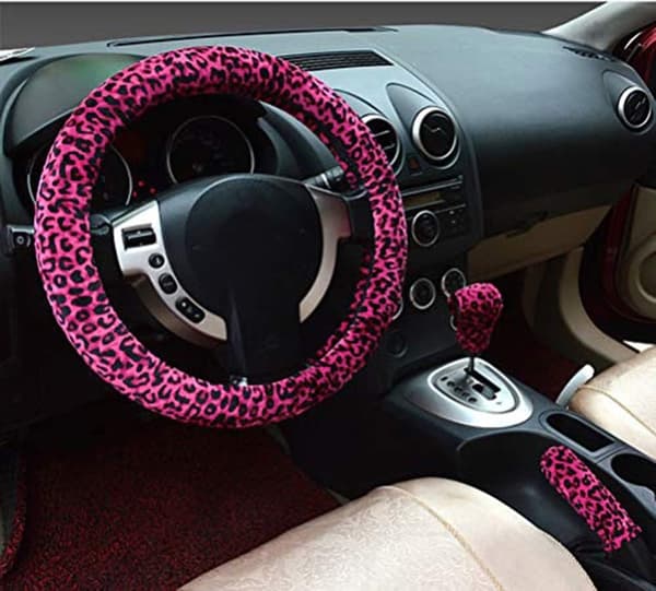 3 i 1 Myk Leopard Bilinteriør (Rød), Håndbremsdeksel, Rocker H