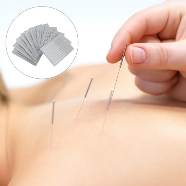 100 st disponibel akupunkturnålar 0,13x35mm steril massage N