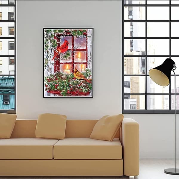 Diamantmaling, (30x40cm) Diamantkunst Diamantmalingssett for