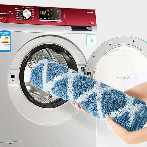 Ekstra myk mikrofiber badematte, sklisikker og vannabsorberende, Mac
