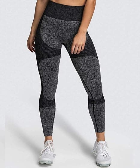 Dame Yoga Bukser med Høj Talje - Basic (M-Sort)