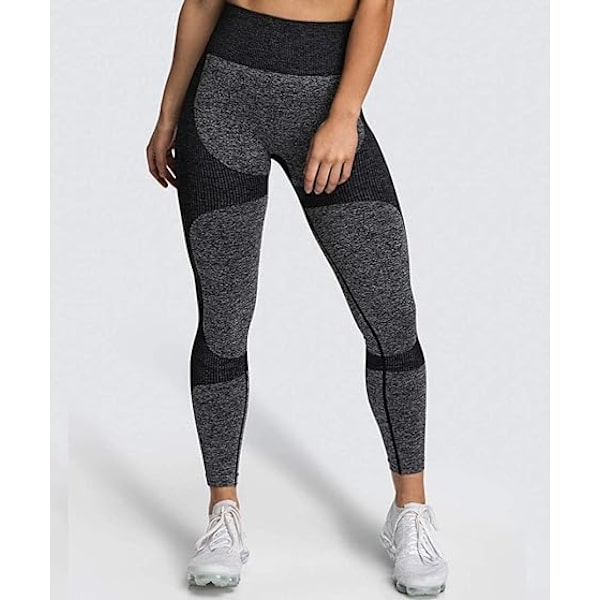 Yogabyxor för kvinnor med hög midja - Basic (S-Svart)