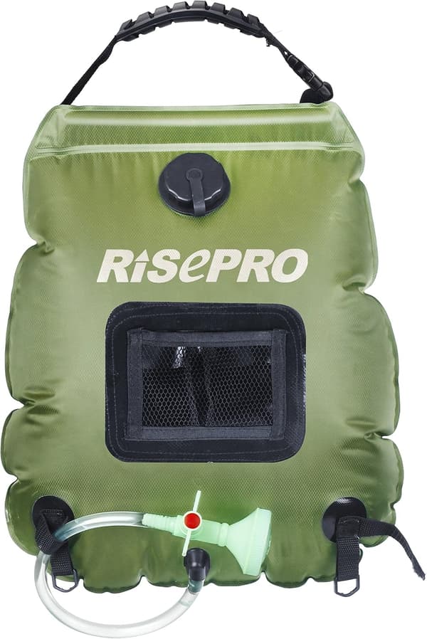 Soldusjpose, 5 Gallon/20L Bærbar Utendørs Solvarmer Prem