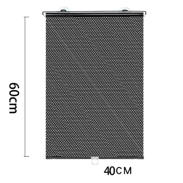 Aurinkosuoja ja aurinkosuojarullaverhot (40*60cm), auto-, koti- ja kylpyhuonekäyttöön