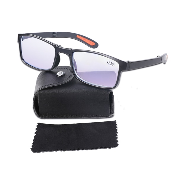 2 stk + 400 graders læsebriller HD Cut Pupil Distance Foldi