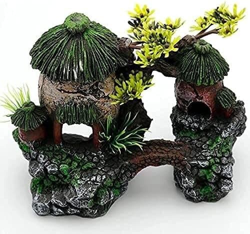 Akvariedekorasjon Tilbehør Akvarium Landskapsarbeid Halvfrittliggende