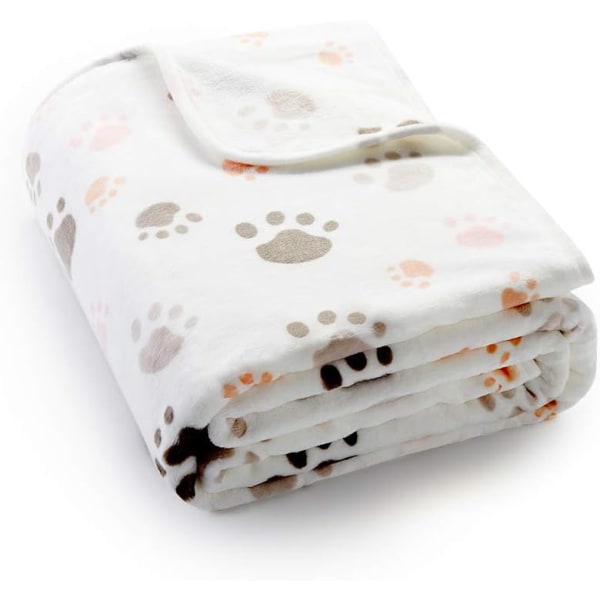 Koiran/kissan peitto, pehmeä ja lämmin flanelli, ystävällinen print