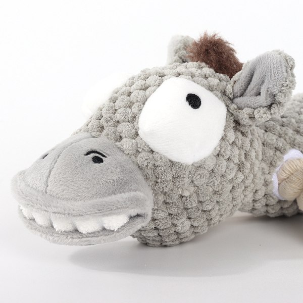Hundleksaker, Pipande Hundleksaker, Hållbara Plysch Hundleksaker, Tuggleksaker för