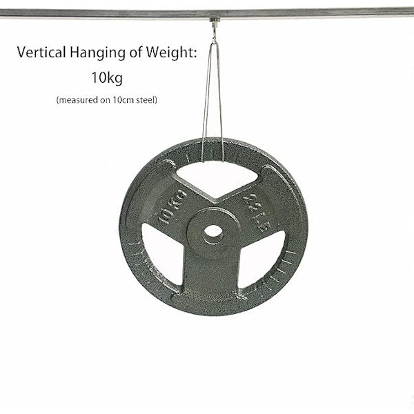 10-pack Magnetiska Krokar, 10kg+ Stark Magnet med Kylskåpskrok, Tung