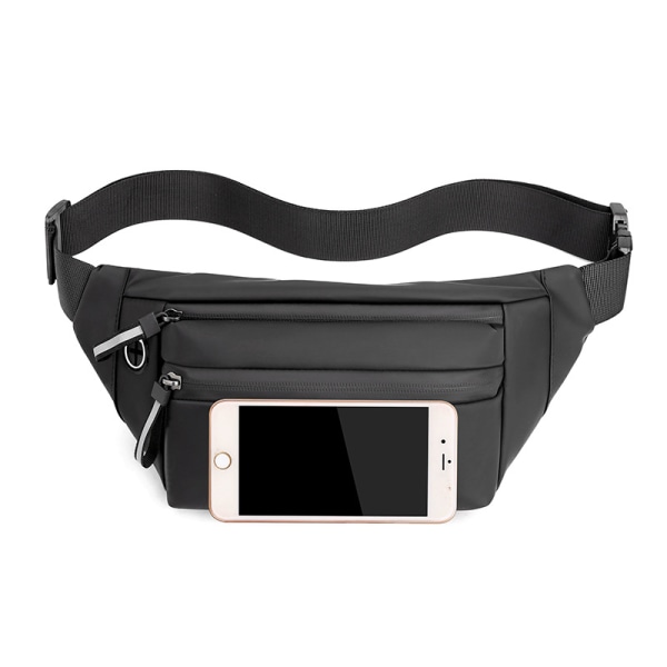Axelremsväska Unisex Bältesväska Vattentät Handsfree Midjeväska