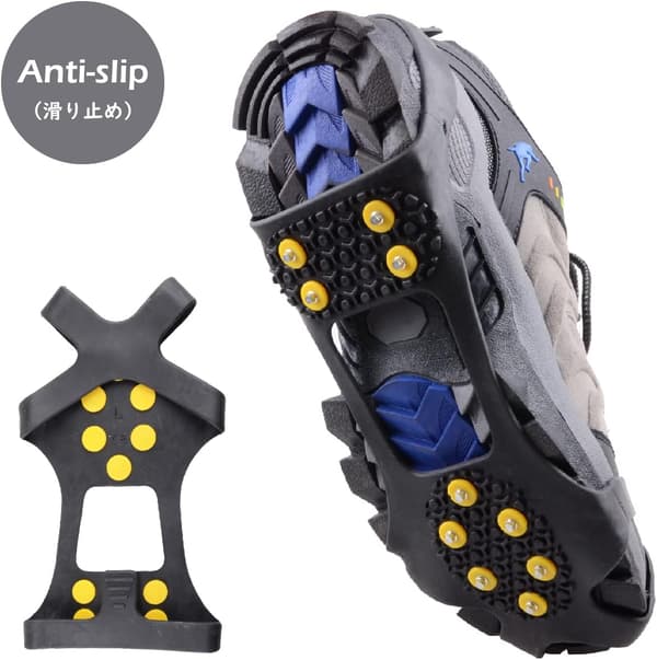 Broder (XL) Antislip til Sko 10 Spikes til Sne og Is