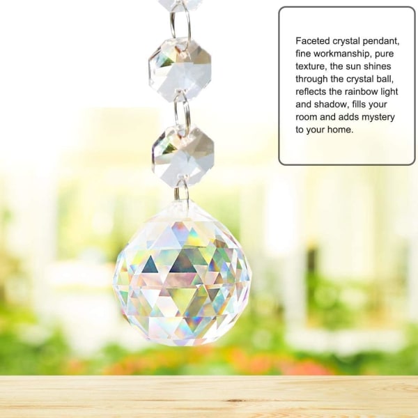 Kristallfångare Solfångare Kolibri Hängande Hänge Chandelier Prisma R