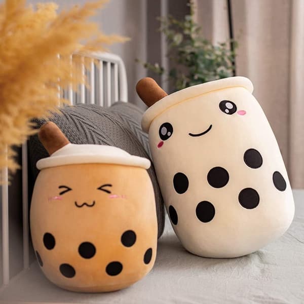 Plush-lelu, Bubble Tea -pehmolelu, Koristeellinen pehmuste, Söpö