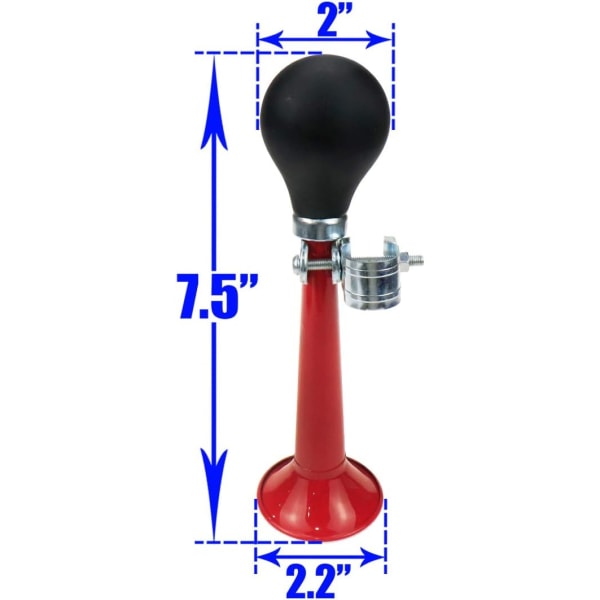 Bugelhorn, Retro Clown Horn, Barnhorn, Klassisk Metall Twist