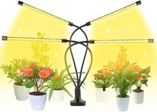 LED Plantelys, Fullspektrum Plantelys, Tidsfunksjon + Adapter