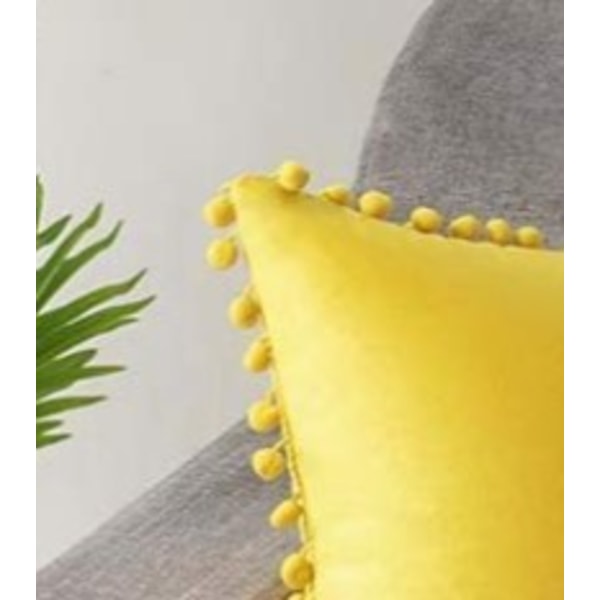 2 kpl Neliömäinen cover Super pehmeä koristeellinen tyynyliina