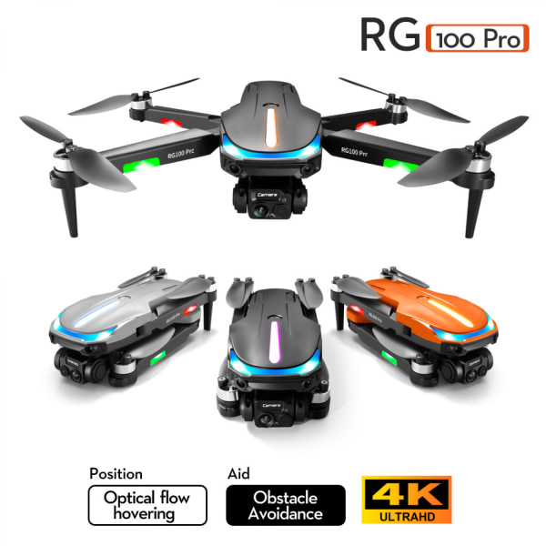 Drone med 4K kamera, FPV WiFi Live, GPS-räckvidd, Quadcopter