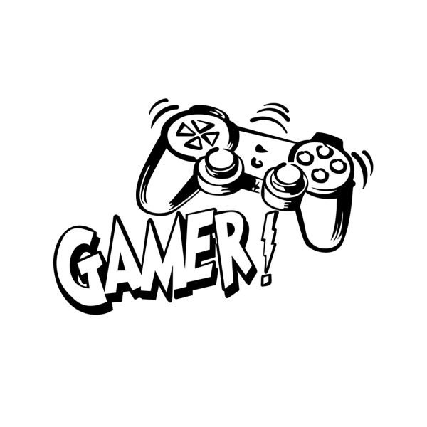 Videospel Anpassad Spelare Gamer Tag Vinyldekal 40*57CM Ro