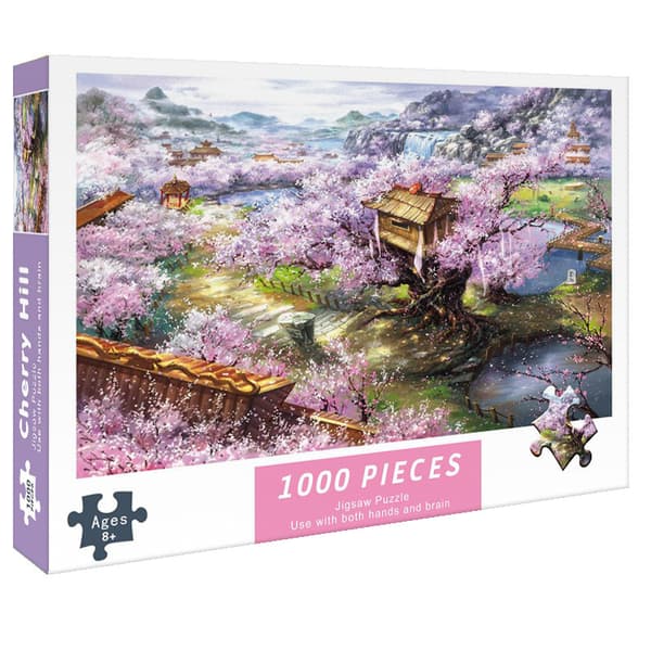 (1000 brikker) Puslespill for voksne, Sakura Villa Vakkert Sc