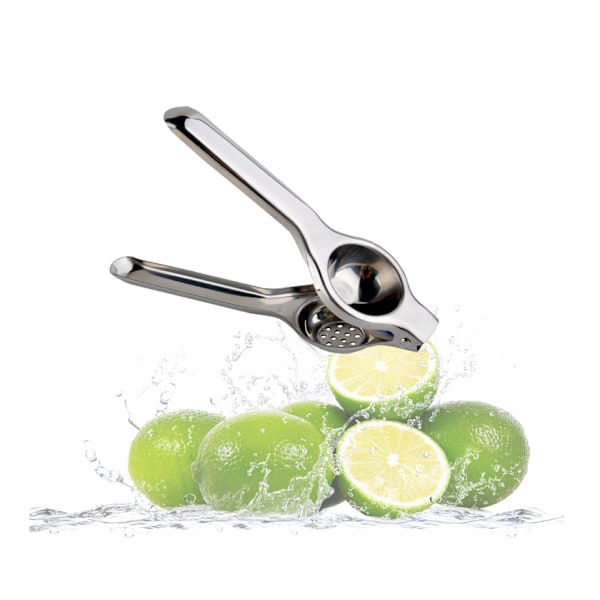 Citruspress i rostfritt stål, manuell klämma för apelsin och citron