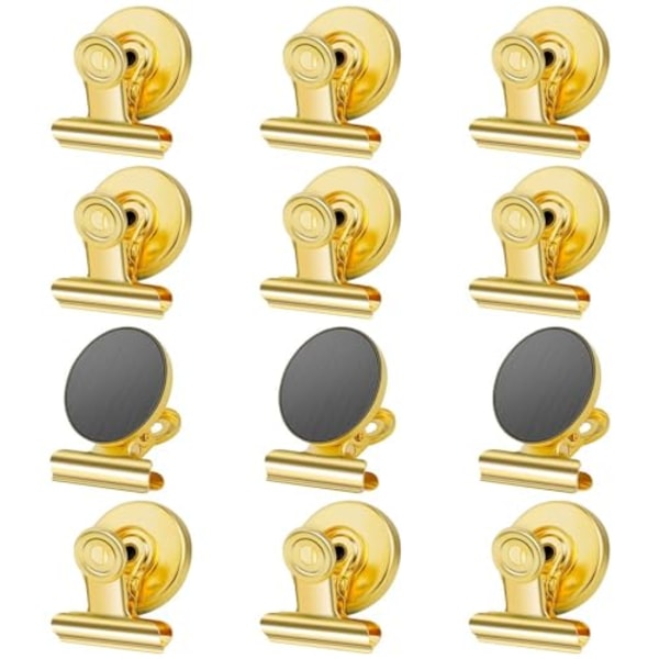 12-pakki Jääkaappimagneetteja, Jääkaapin Magneetit, Magneettiset Leikkurit, Raskaat, Yksityiskohtainen Luettelo Näyttöpaperin Kiinnikkeet Kotiin & Toimistoon & Opetukseen
