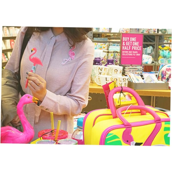 12 st Flamingo Broderade Applikationer DIY Flamingo Applikationer Kläder D