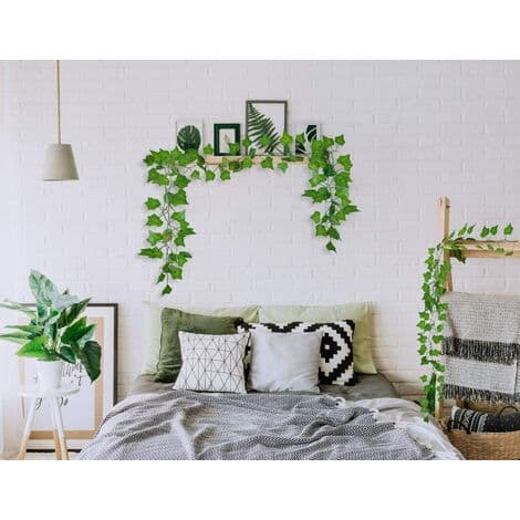 Brandsikker simuleret blad rattan simuleret plante loft rør de