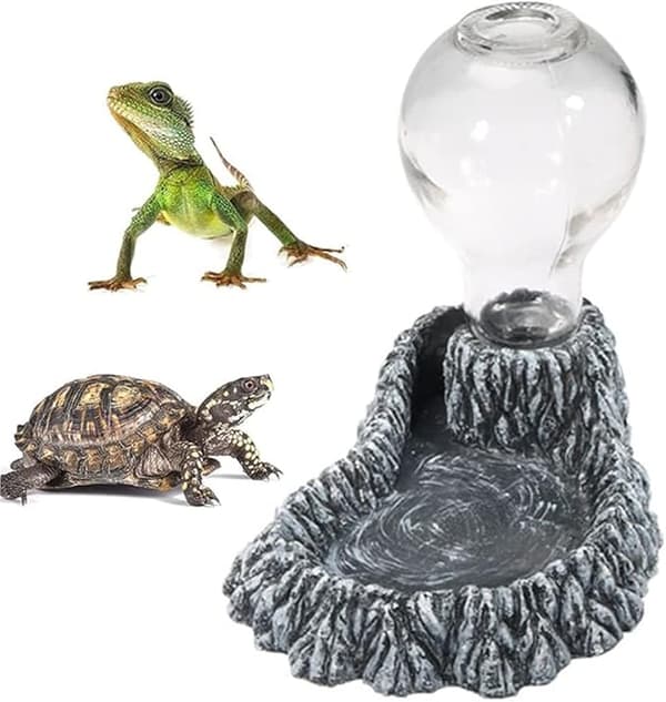Krybdyr Vanddispenser, Krybdyr Foder Skål, Krybdyr Vandmater,