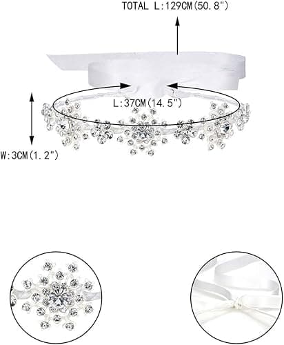 Legering innlagt Rhinestone Pannebånd Hårbånd Hodeplagg Østerriksk Krystall