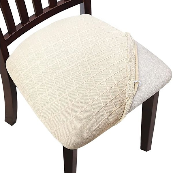 Stolsöverdrag, Avtagbara Tvättsbara Jacquard Stretch Super Fitt
