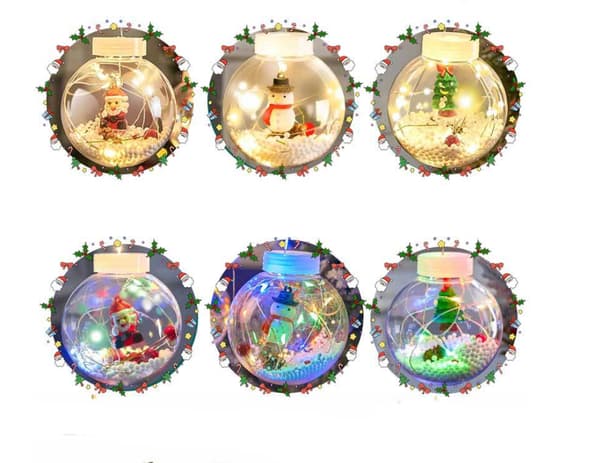 10 LED lyslenke kuler lysdekorasjon til juletre