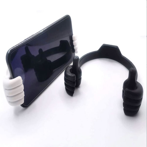 Mobilholder for mobiltelefon, 6 stk, Universal, Fleksibel silikon, Mobiltelefonholder, Mobiltelefonholder