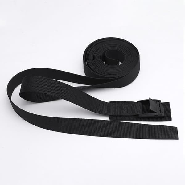 4 stk. Quick Release Rem Sort 25mm*1 meter, Sikker last med Cam Buckle stropper Stærk justerbar