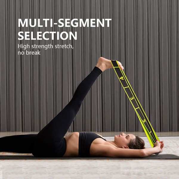 Yogastrap, Yoga Stretchband Justerbar Elastiskt Bälte för Pilates