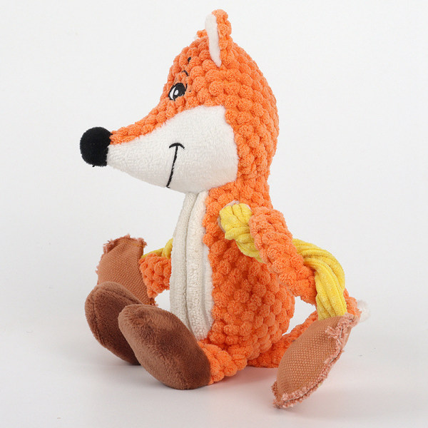 Hundleksaker, pipande hundleksaker, hållbara plyschhundleksaker, pipande hund