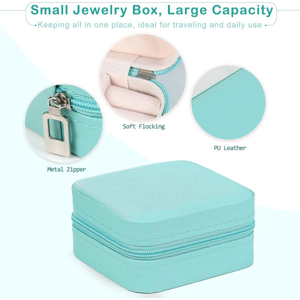 Pieni case (sininen), kaksikerroksinen matkakorulaatikko fo