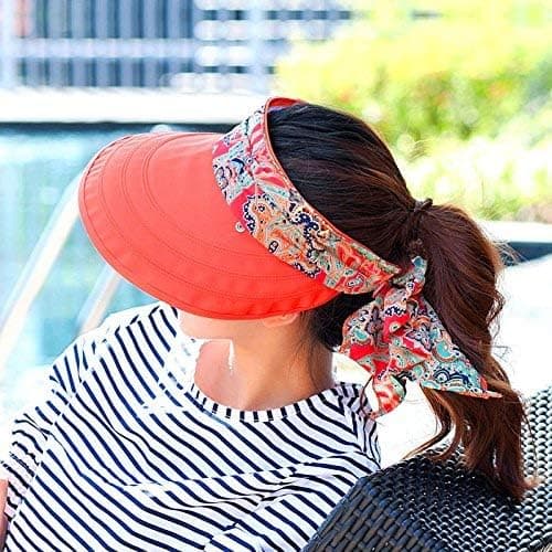 Kvindes Visor Cap Bredbremmet Solhat Strand Rejse Sommerhat Camping